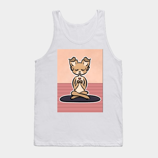 All i need is love and yoga and a dog Tank Top by d o r r i a n